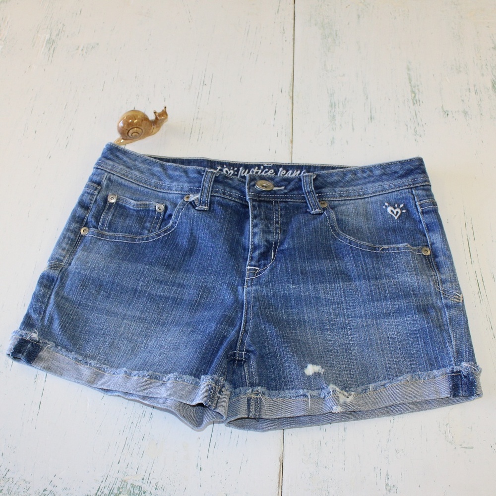 Juice Blue Jean Shorts Size 18 Regular